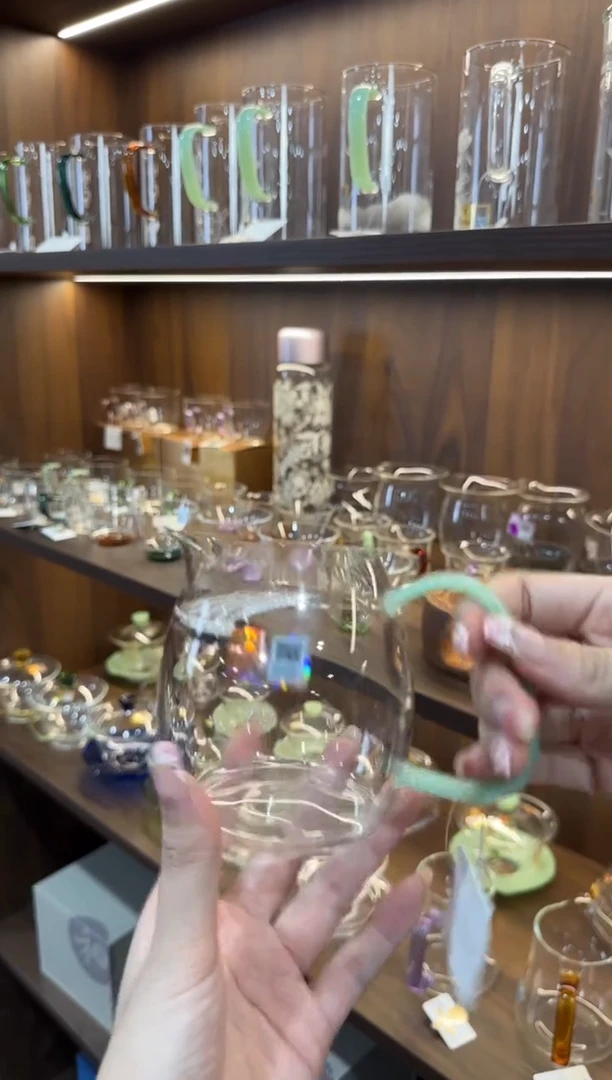 泰然月牙浅玉色+清尚杯浅玉