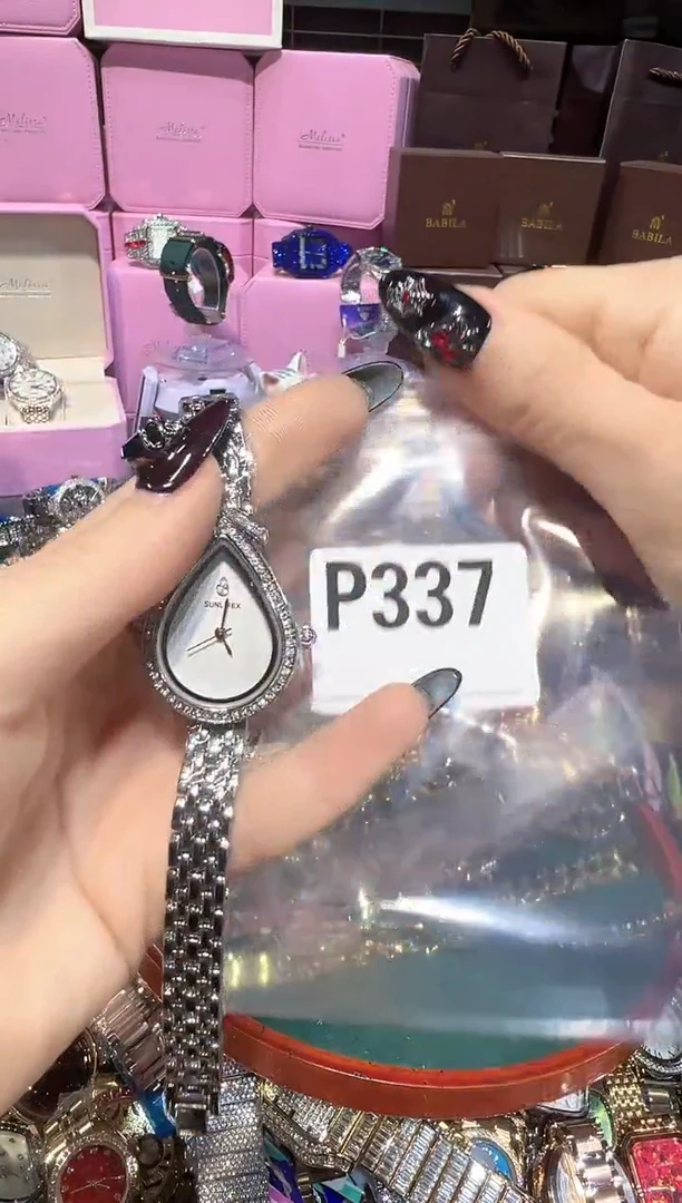 石英机芯不锈钢不锈钢直播定闪专用