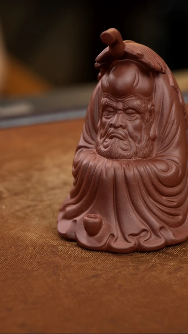 紫砂茶宠紫砂芭蕉达摩