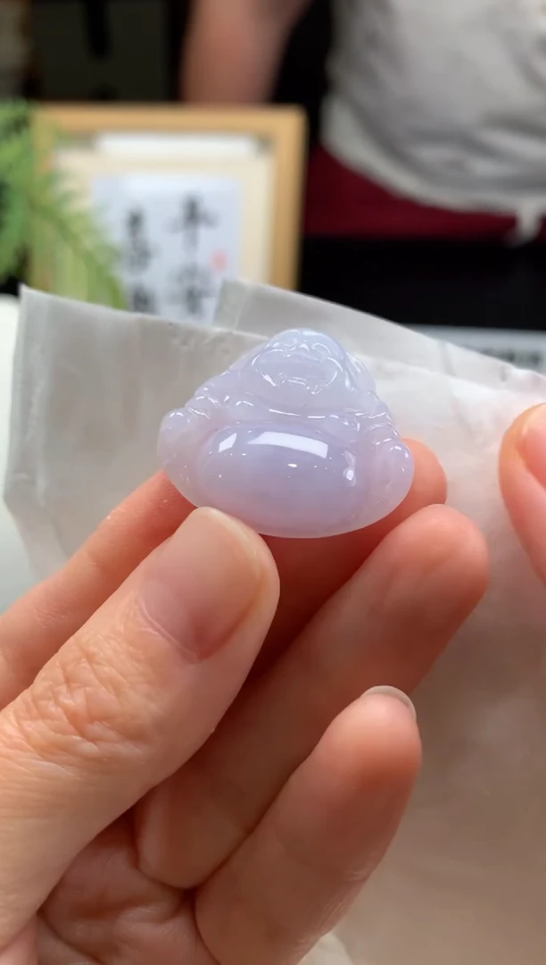 翡翠未镶嵌颈饰---19025