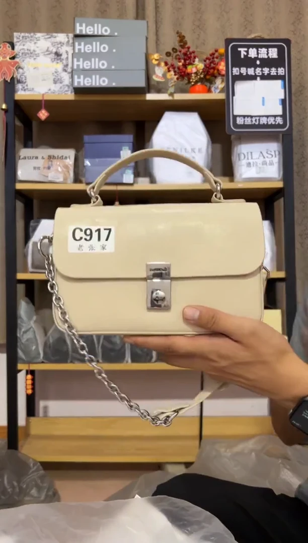 小牛剖层皮革老张家女包917