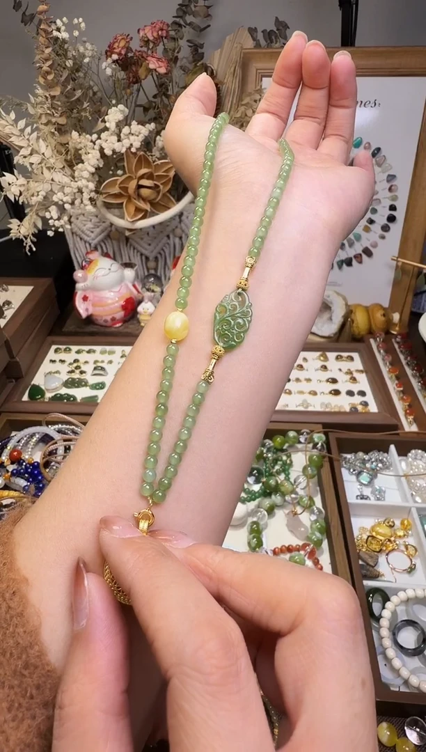 水晶摆件未镶嵌珠链