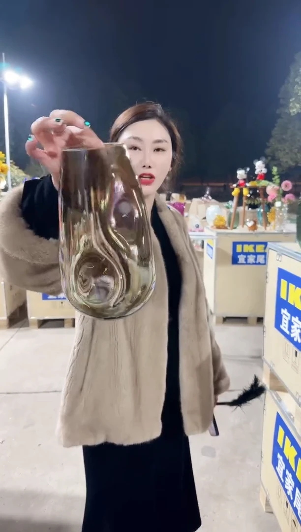 【闪购商品】玻璃祁祁-微瑕花瓶--3KUQ5