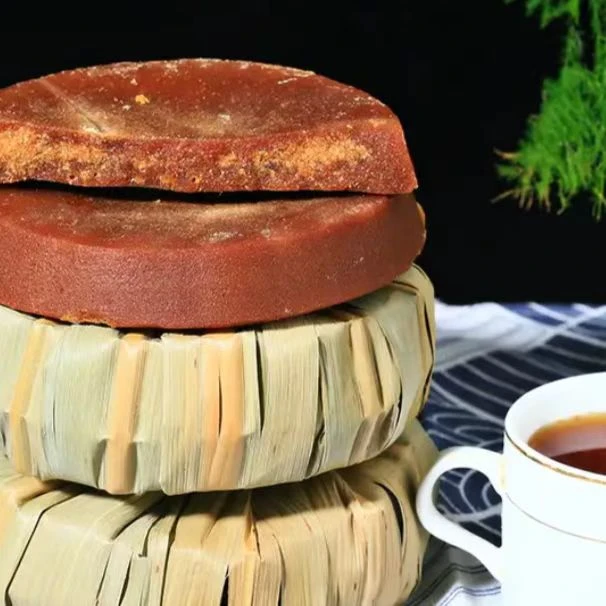 纯手工熬制叶子红糖，配料表只有甘蔗汁，无添加