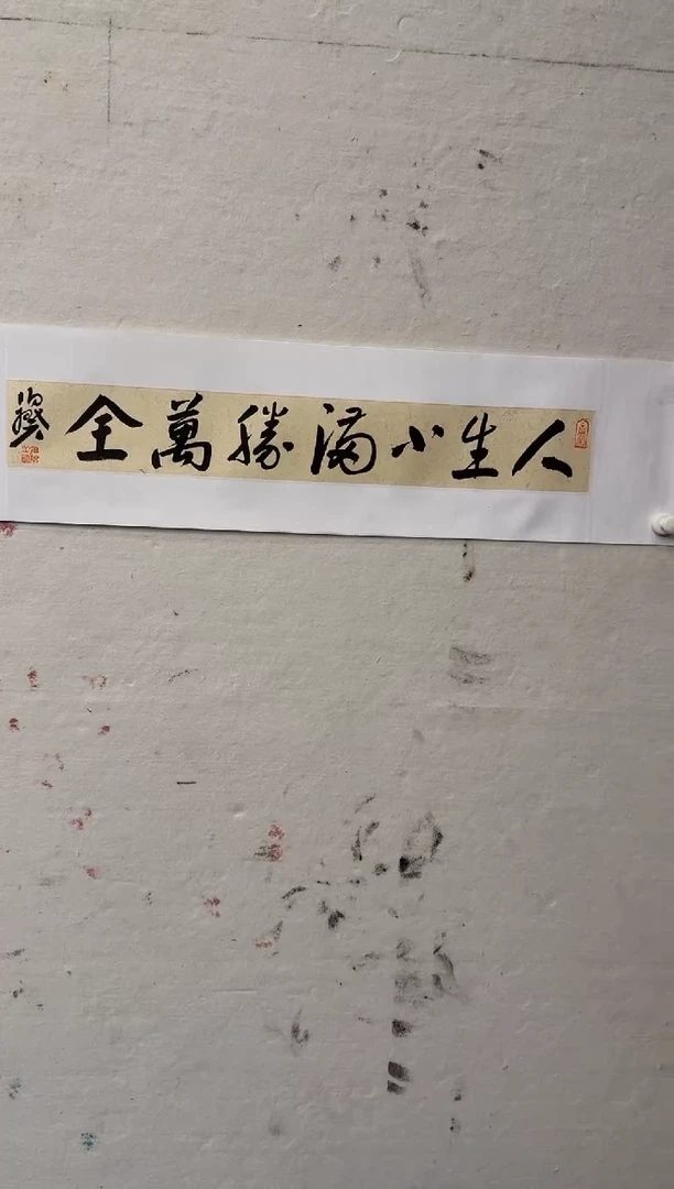 书法伯揆书法原作作品 半平尺软片