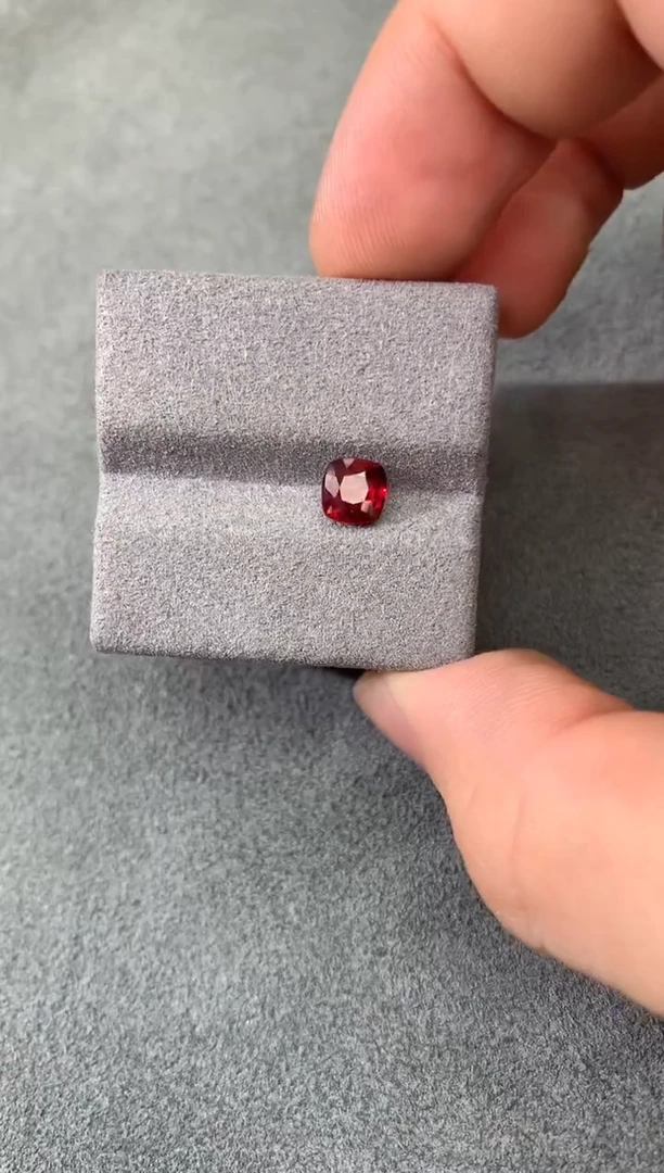 裸石红宝石沉***子无烧 1CT GRS大证