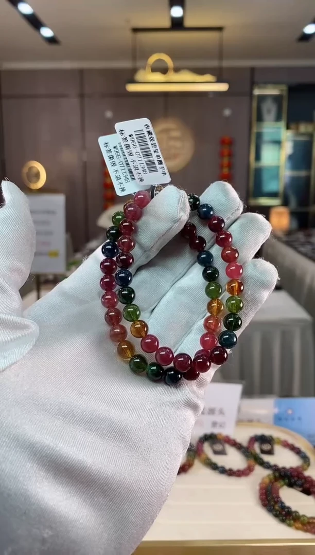 【闪购商品】碧玺单圈手串7mm+未镶嵌（多样性发一条）xion