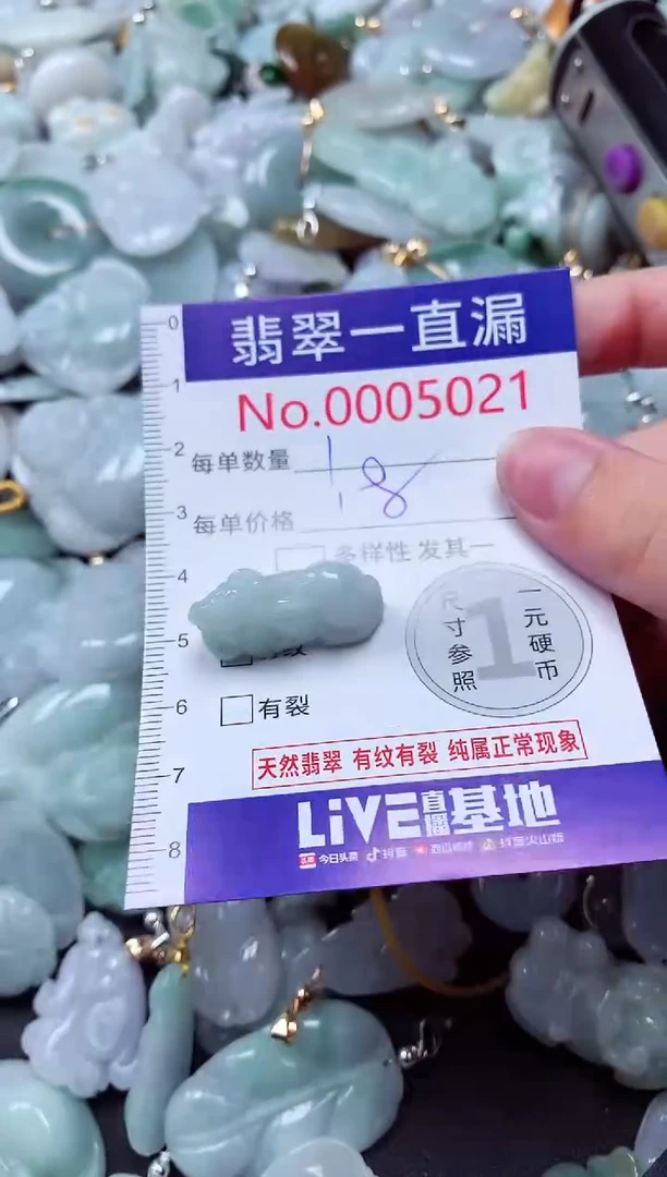 吊坠(不含链)未镶嵌翡翠5021