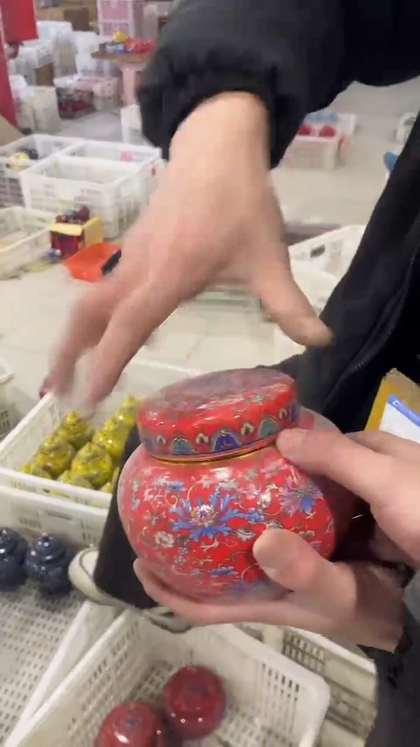 【闪购商品】摆件陶瓷茶叶罐储物罐