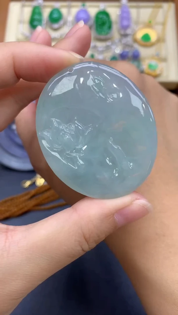 颈饰未镶嵌翡翠141-中国好珍宝