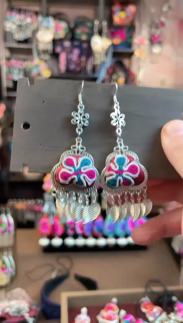 织绣 民族风手工非遗老绣饰品118