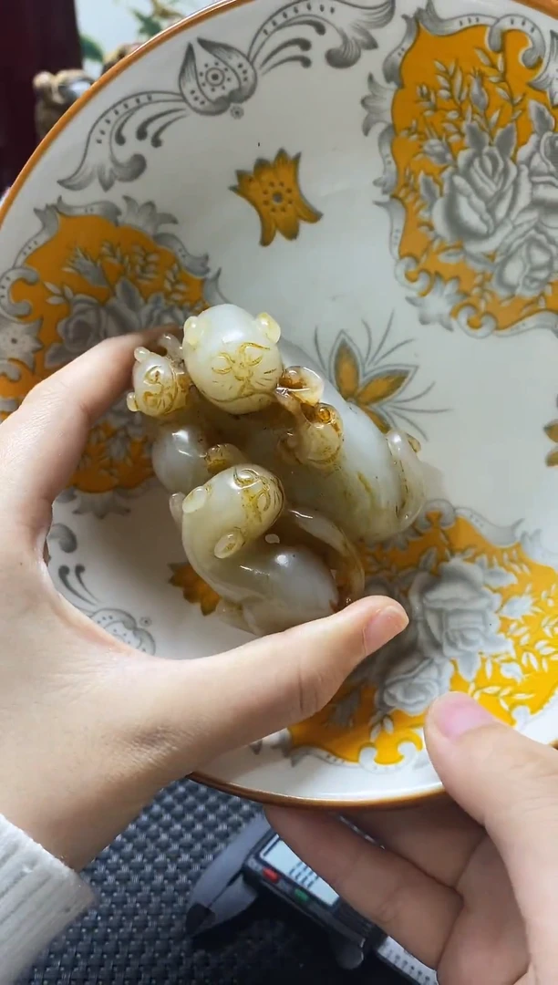 瓷片瓷片 瓷器 摆件 1个