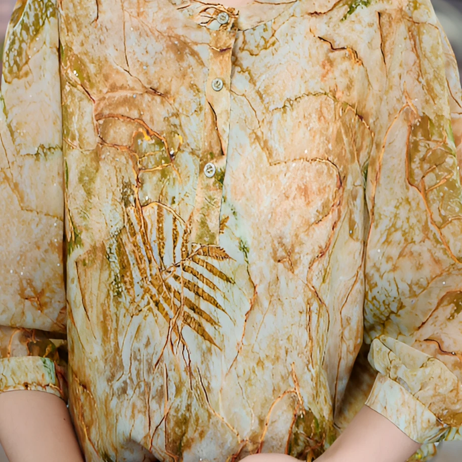 杭州专柜2025大吉大利洋气减龄衬衫E-9008