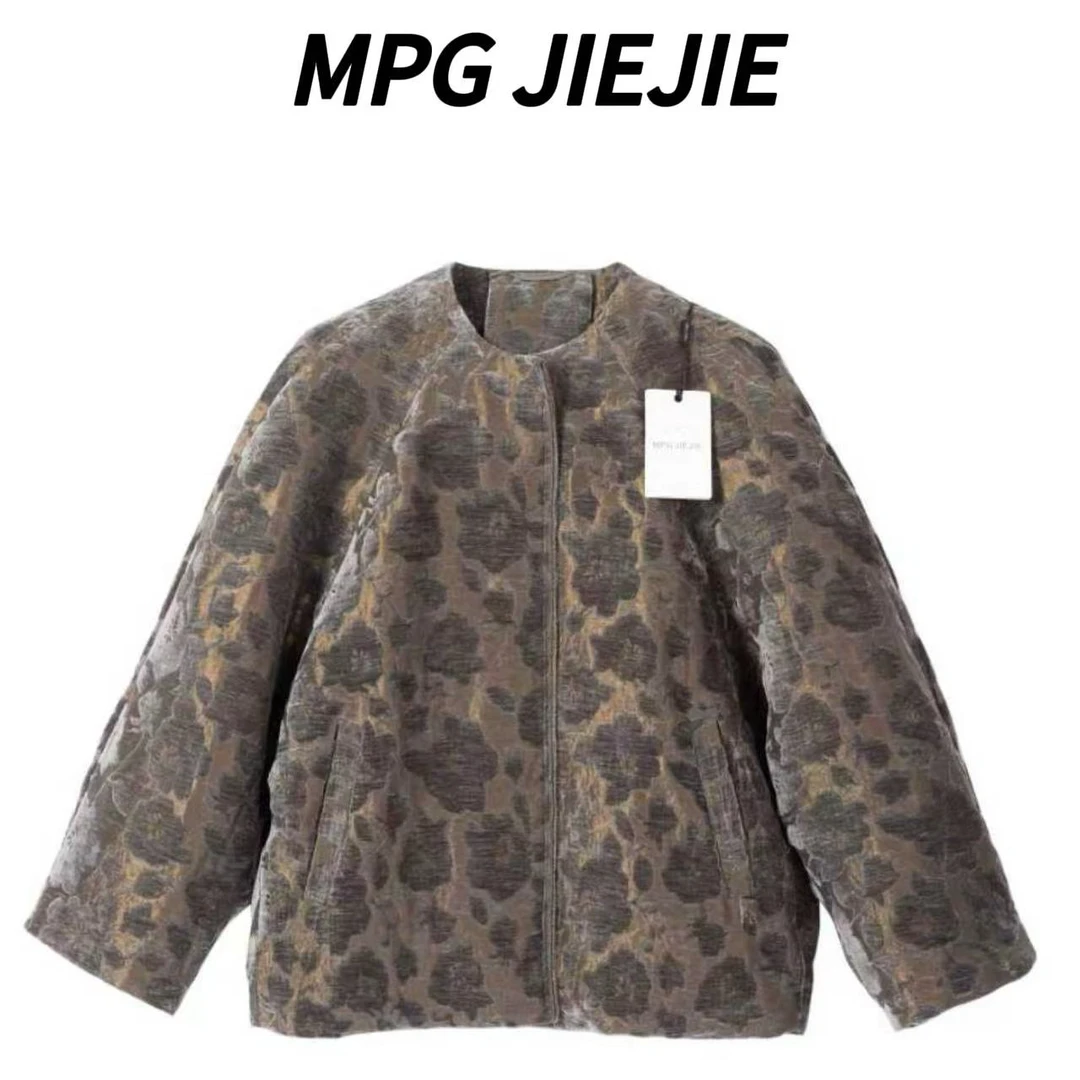MPG JIEJIE【风花雪月】25秋冬复古做旧水洗鹅绒服