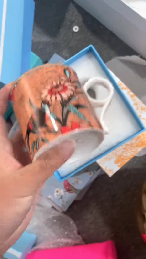 瓷片咖啡杯礼盒清仓！！！