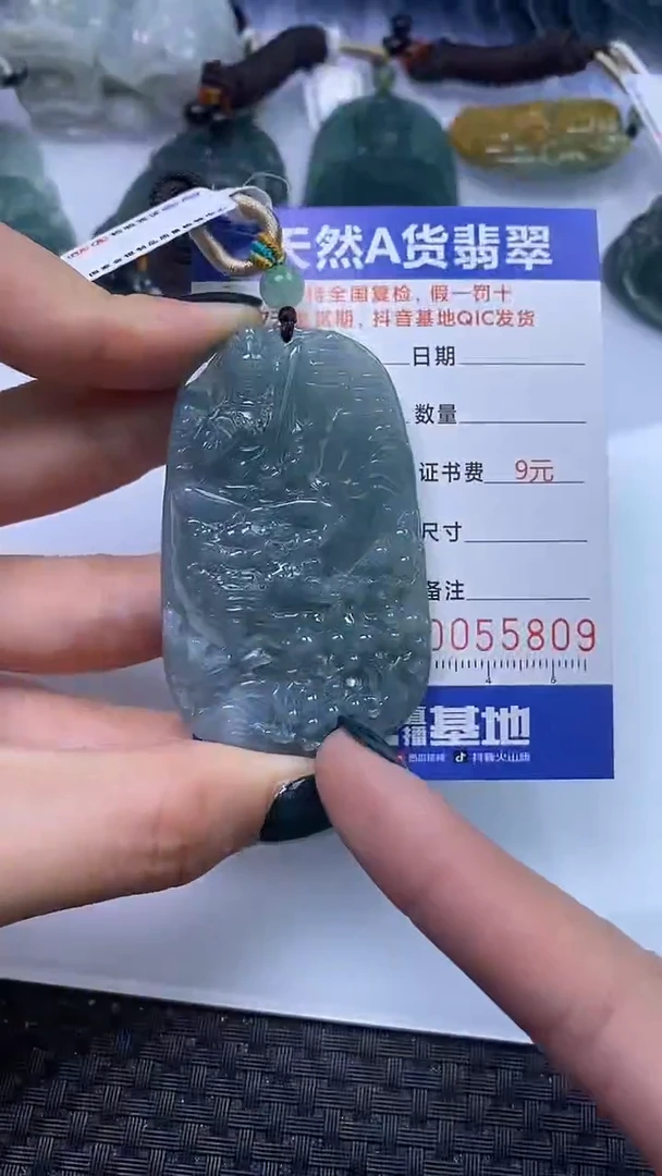 【闪购商品】翡翠颈饰未镶嵌A货翡翠5809