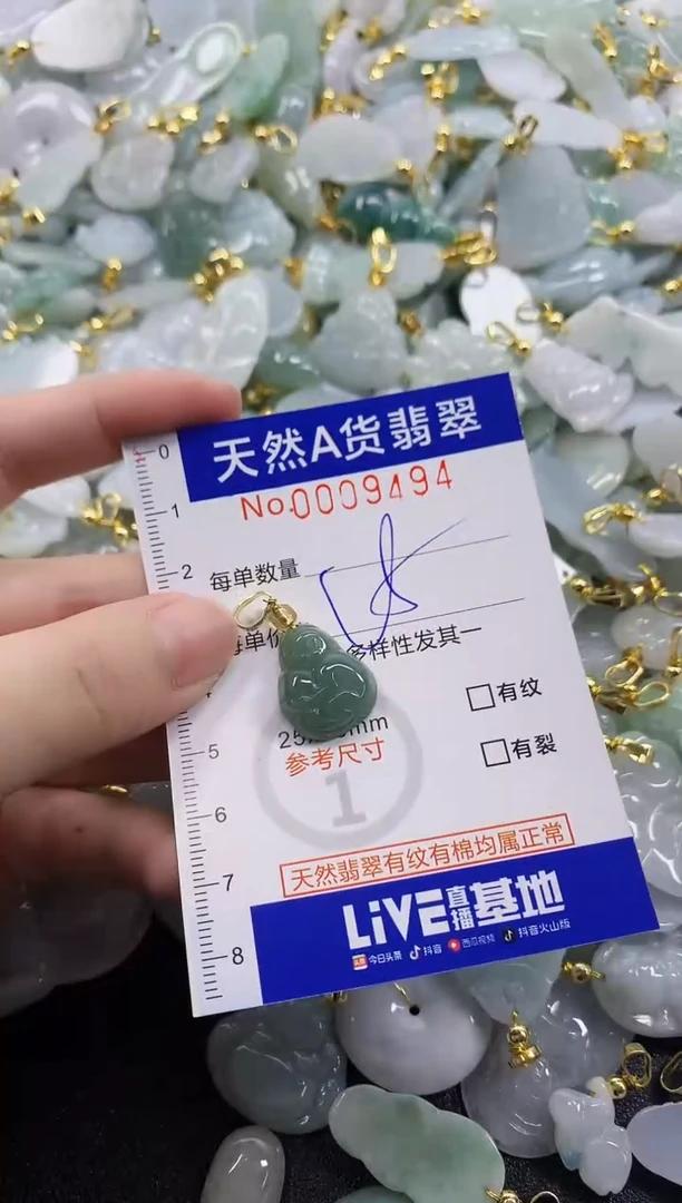 颈饰未镶嵌翡翠天然A货翡翠