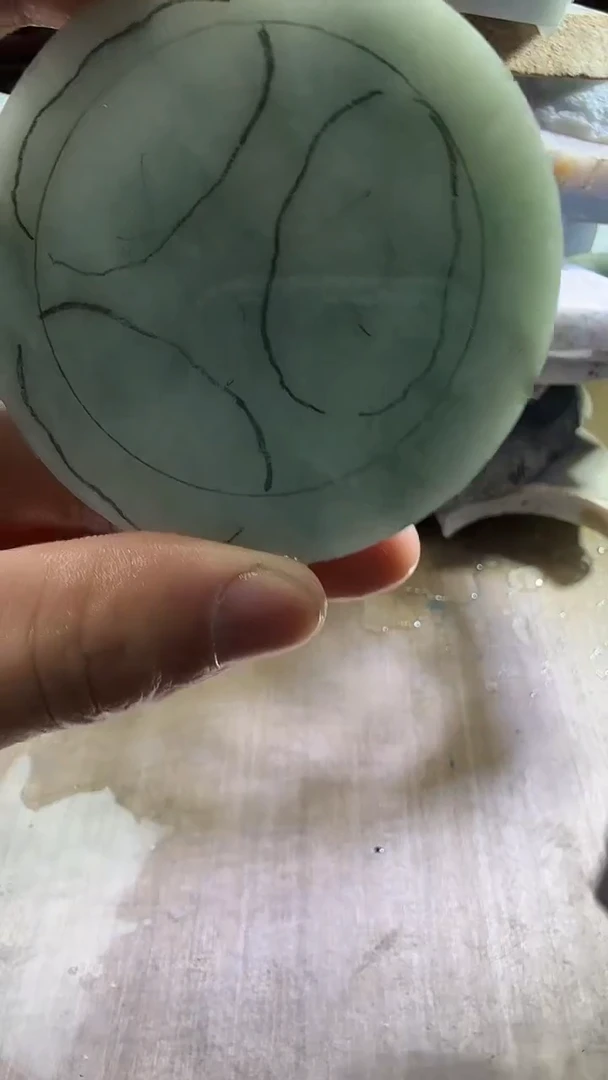 裸石翡翠天然翡翠A货花174
