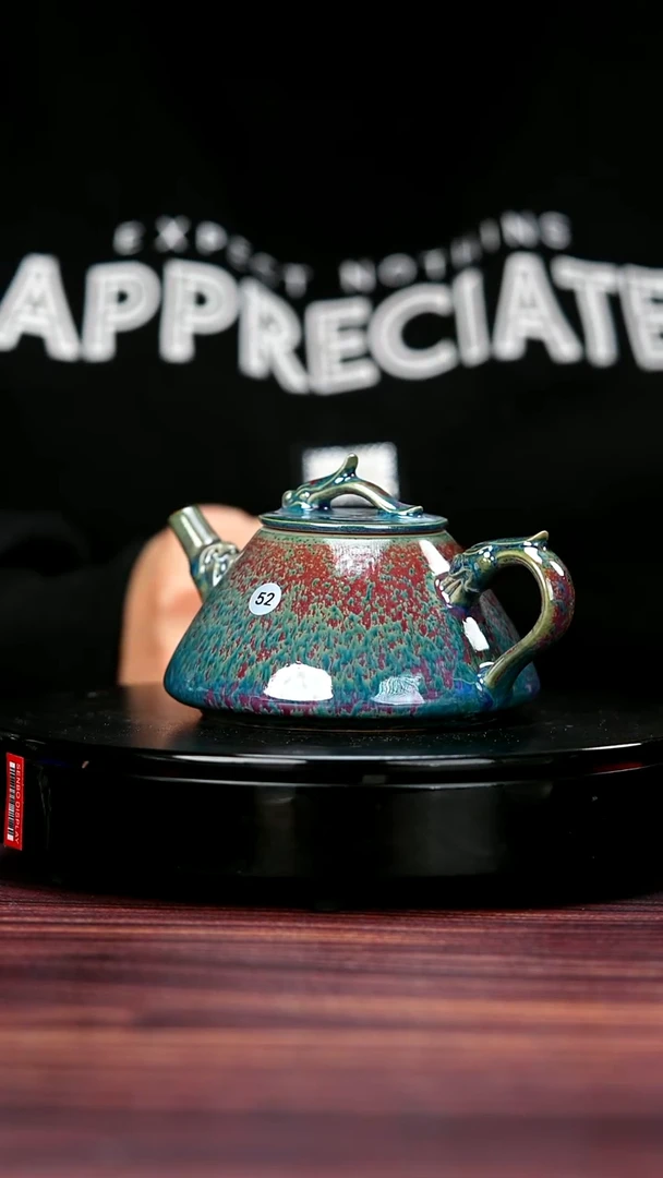 杯子52#于大鹏一级品 原矿钧瓷龙吟壶