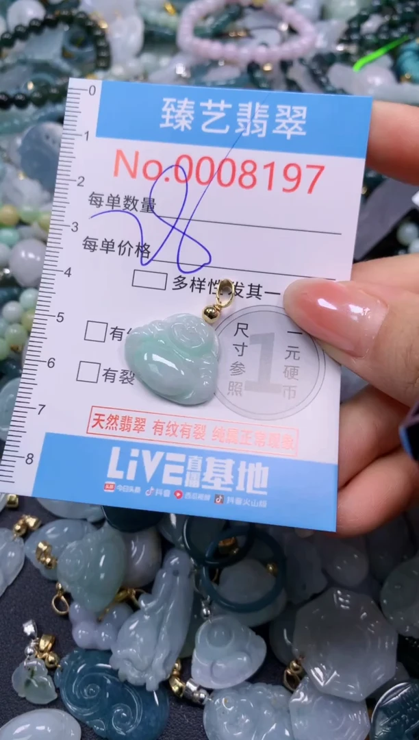 颈饰未镶嵌翡翠8197