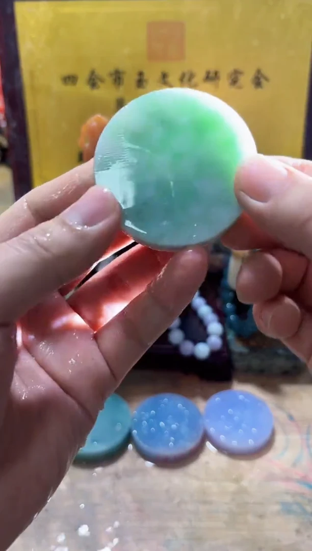 未镶嵌挂件翡翠A货常星7457