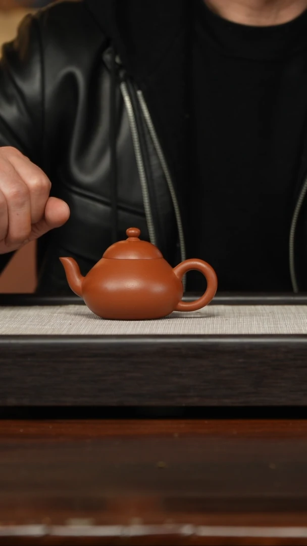【闪购商品】紫砂茶壶朱泥梨形