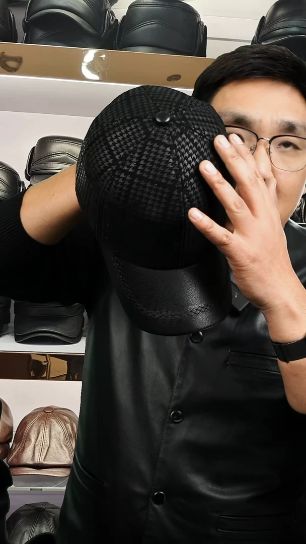 羊皮（革）真皮帽子007