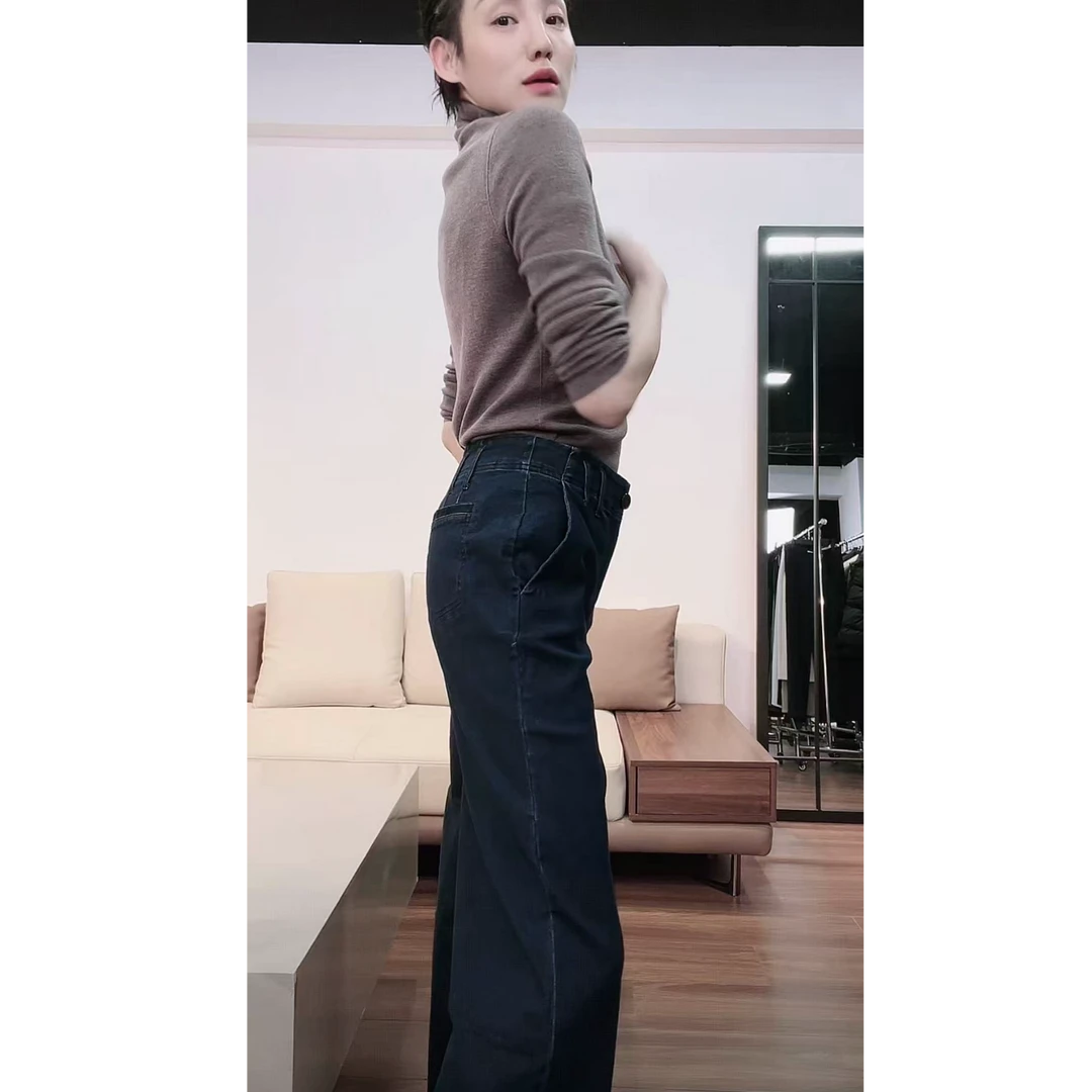 2025 新款 微喇牛仔裤 K0580