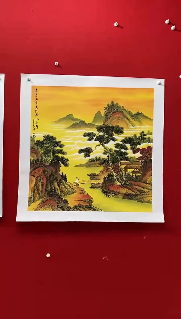 国画国画NYQ杰牛云勤老师作品
