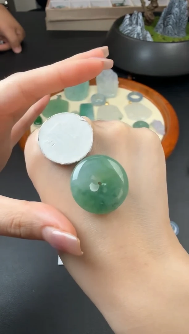 吊坠(不含链)未镶嵌翡翠翡翠饰品-124