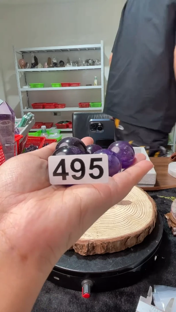 未镶嵌水晶大型摆件（非配饰）紫水晶球多样性发其一495 25-30M