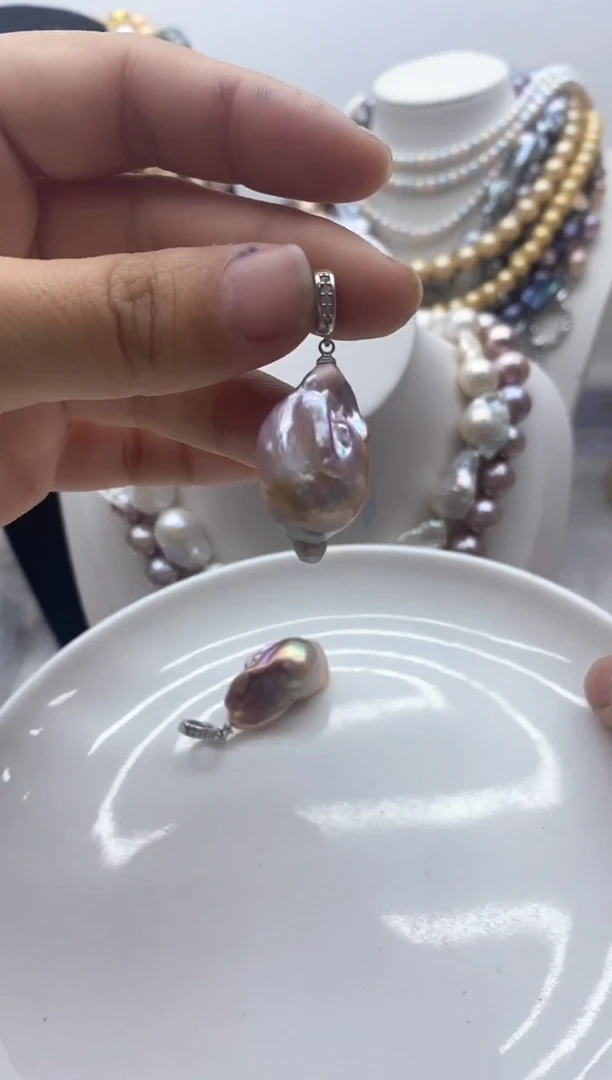 【闪购商品】淡水珍珠颈饰钛钢4