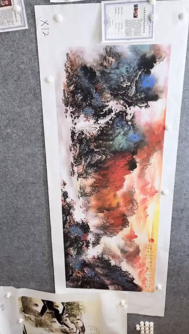 国画九霄甄选国画作品x12