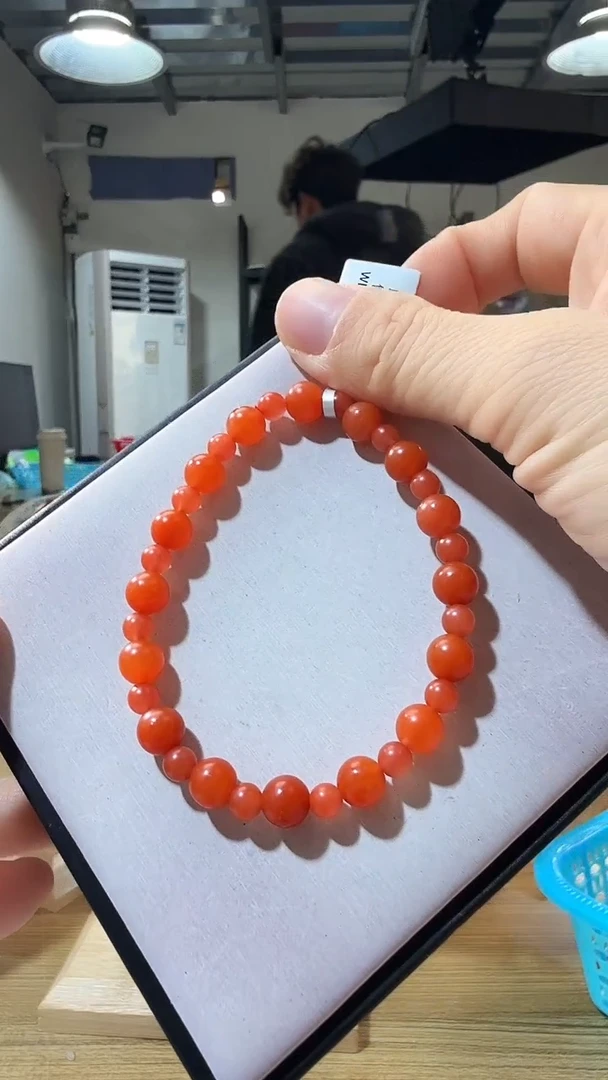 未镶嵌手链南红玛瑙优0317 约5-7mm