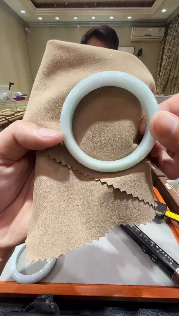 纯天然缅甸A货翡翠手镯53-54mm-1-41号