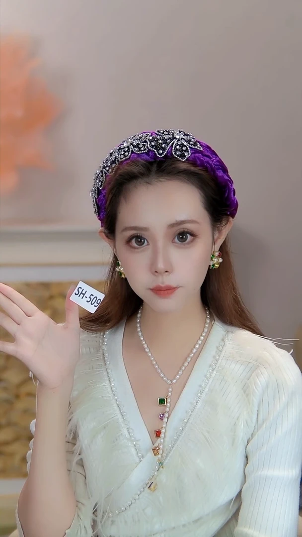 锌合金布艺日常百搭通勤款 SH-509