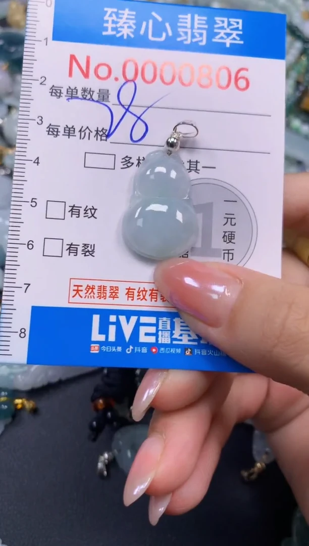 颈饰未镶嵌翡翠806