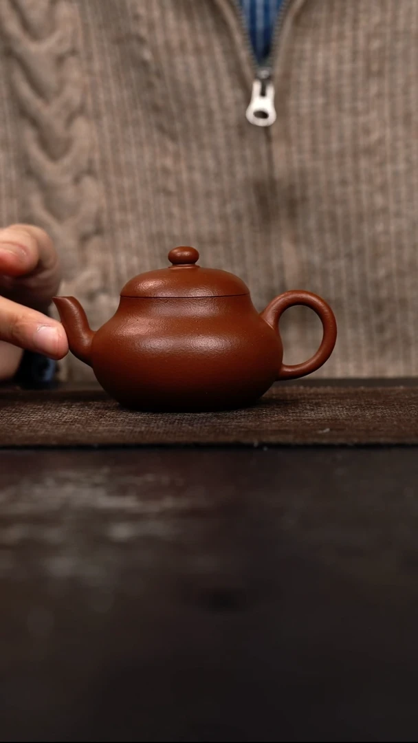 茶壶紫砂原矿手工壶110CC