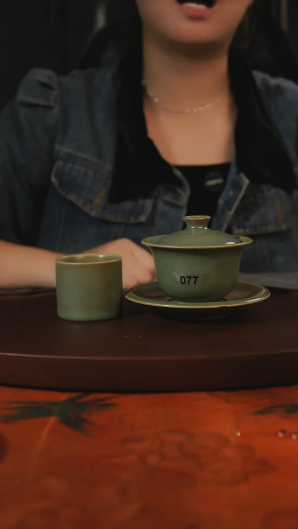 杯子柴烧077 汝州原产地原矿仿古老釉