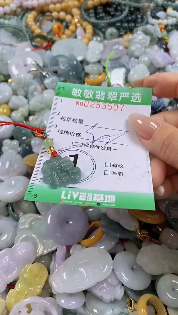 翡翠未镶嵌颈饰闪购0253507多样性发其一