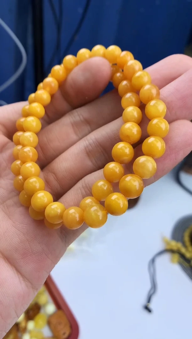 裸石琥珀未镶嵌手串多样性发生歧义