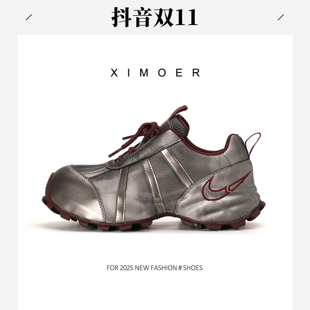 牛皮~新款老爹鞋女款厚底增高百搭明星同款潮款休闲运动鞋1128-27