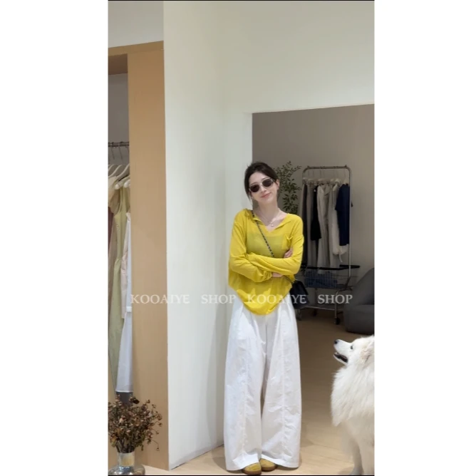 【柠檬派】夏季新款时尚休闲宽松简约防晒上衣（冷水手洗不能机洗）