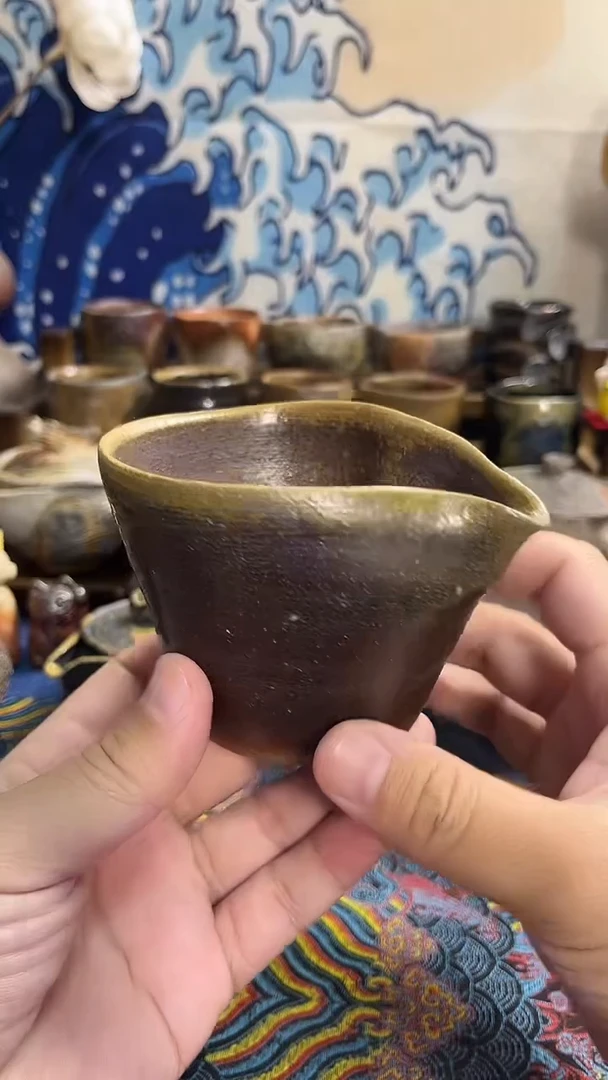 公道杯日式备前烧茶具茶周边