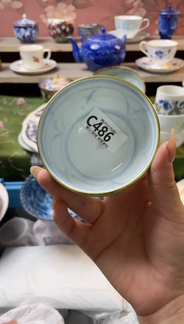 瓷片春*瓷器瓷器C486