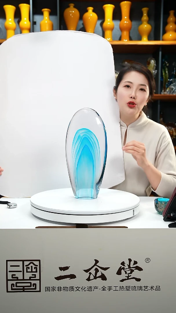 手工艺品琉璃观山景行