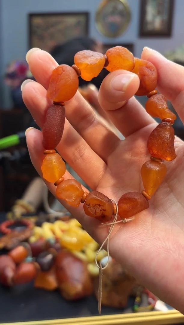 手串琥珀未镶嵌手串