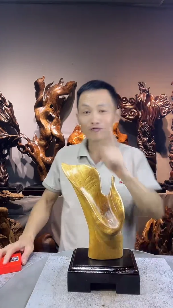 金丝楠老*小叶桢楠随行摆件31