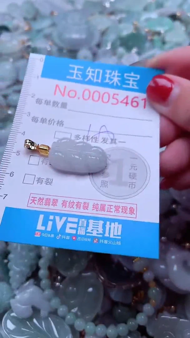 吊坠(不含链)未镶嵌翡翠5461