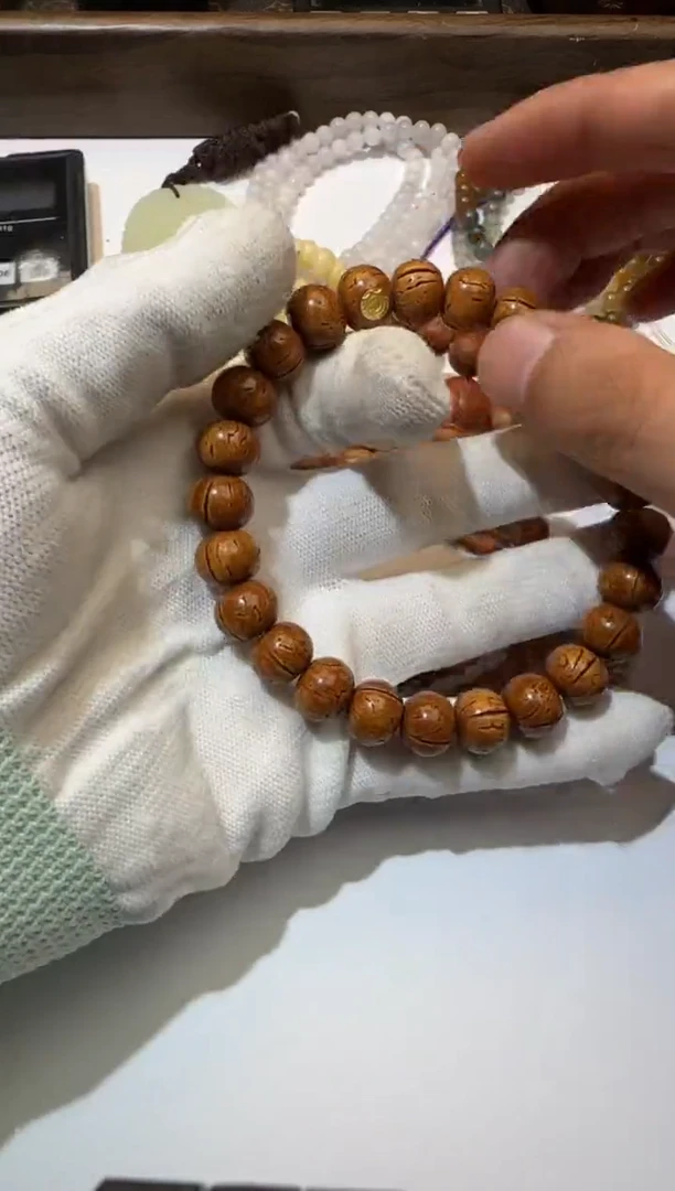 手串桃核一会 手串